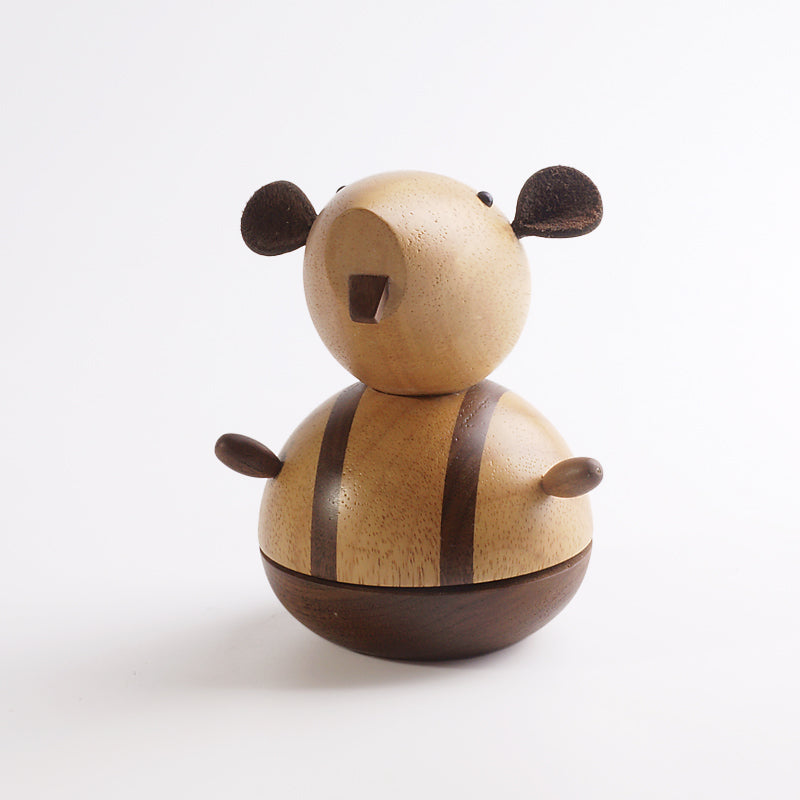 Music Box Wooden Ornament Sky City Childrens Girl Birthday Gift Design For Several People