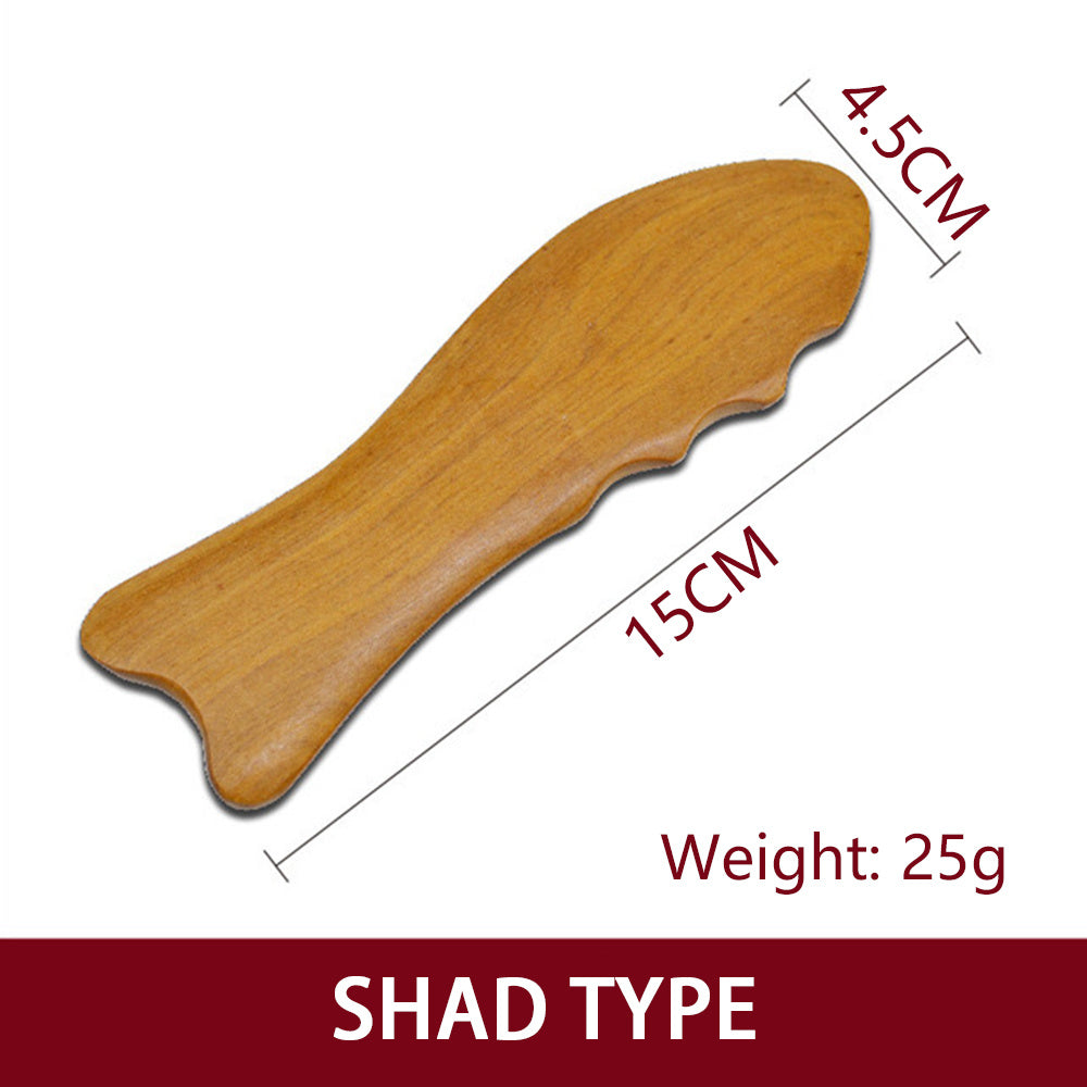 Natural Wooden Massage Dog Scraping Tablets