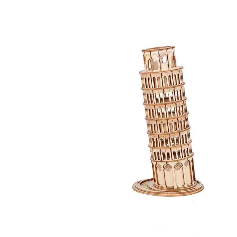 Wooden handmade assembled jigsaw puzzle