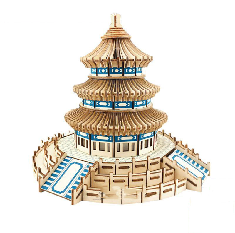 Decoration wooden puzzle