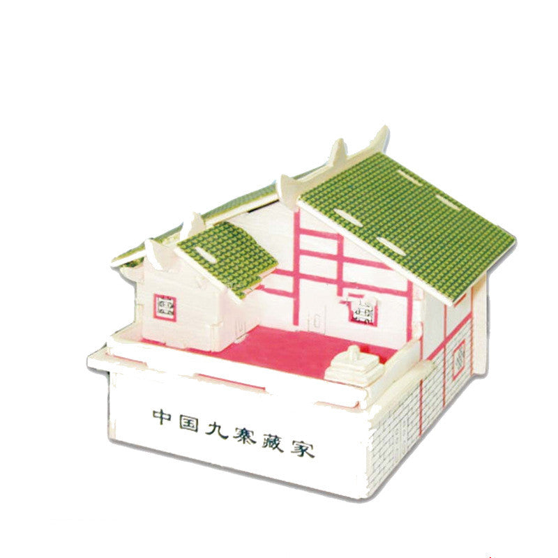 3d puzzle three-dimensional wooden puzzle