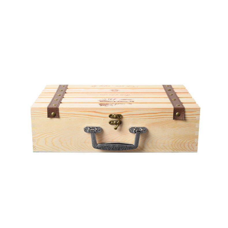 New Wooden Box Wine And Beverage Bag