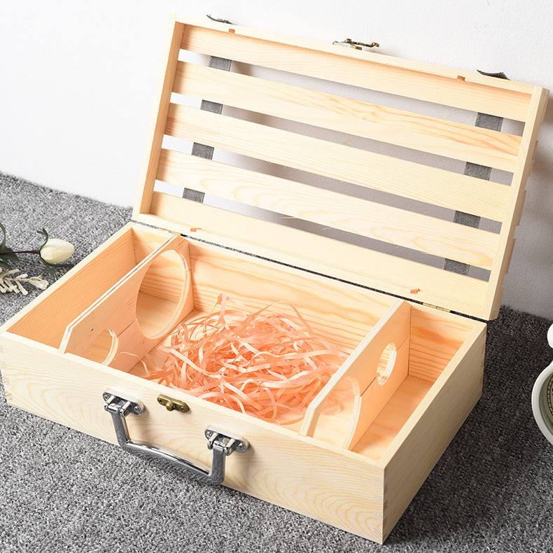 New Wooden Box Wine And Beverage Bag