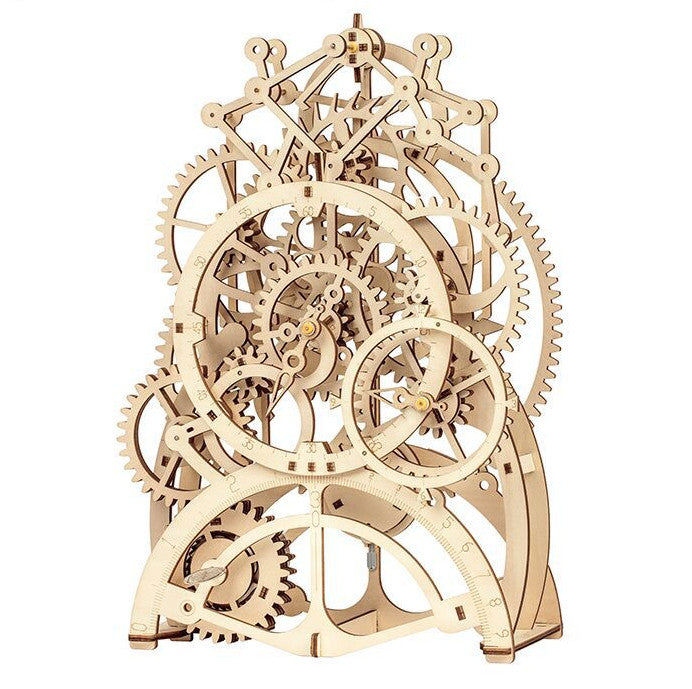 Wooden handmade assembled jigsaw puzzle