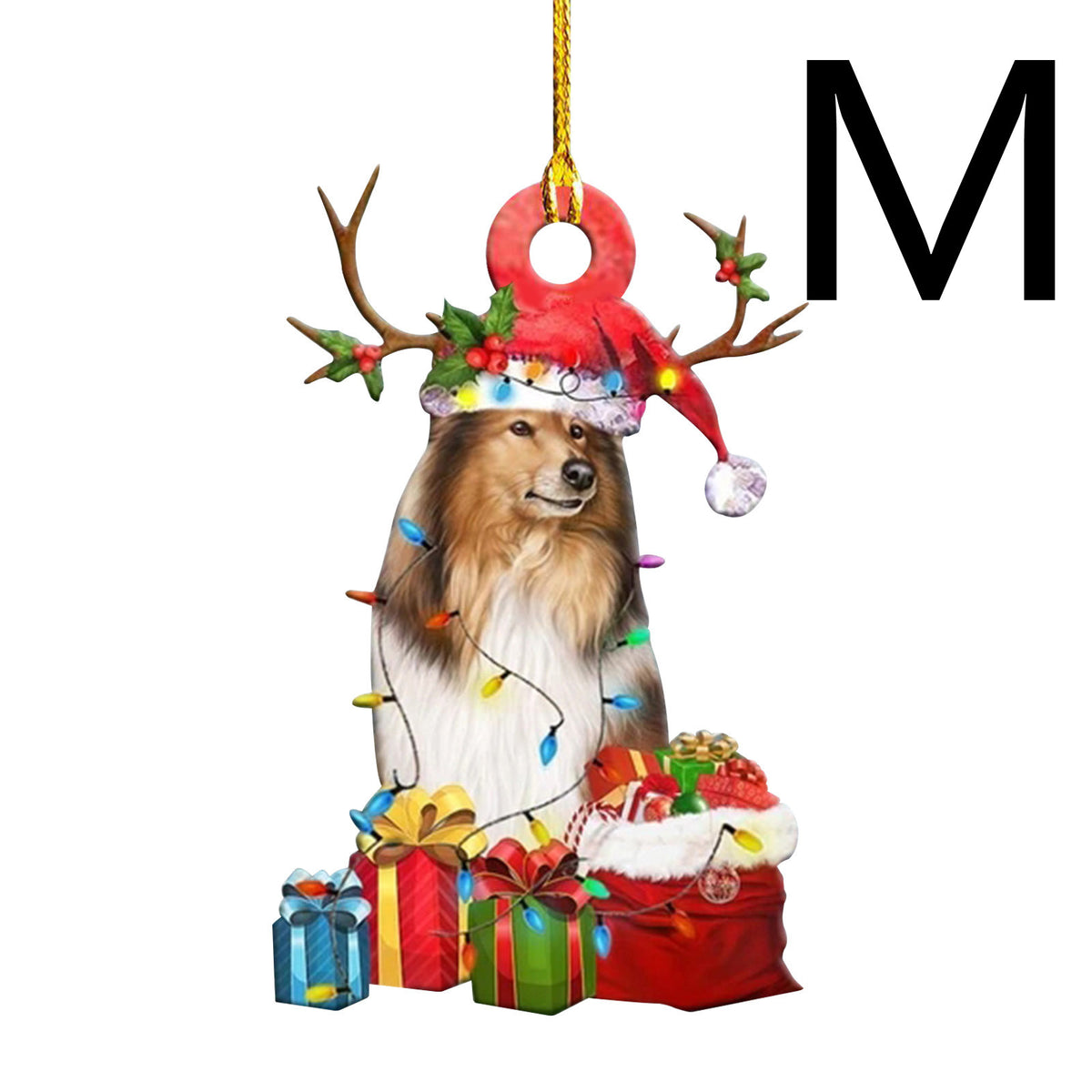Christmas Wooden Pendant Decorations