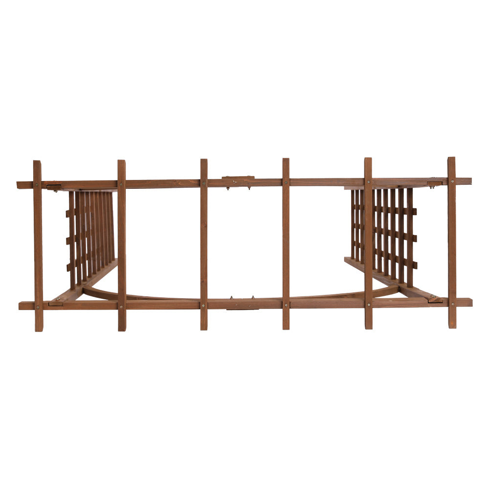 7FT Dark Brown Garden Arch