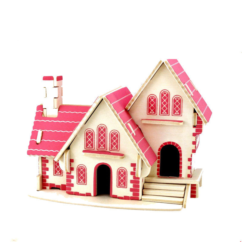 3d puzzle three-dimensional wooden puzzle