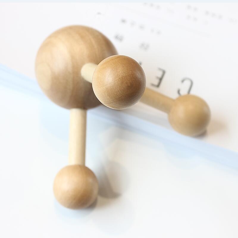 Wooden Head Octopus Scalp Meridian Massage