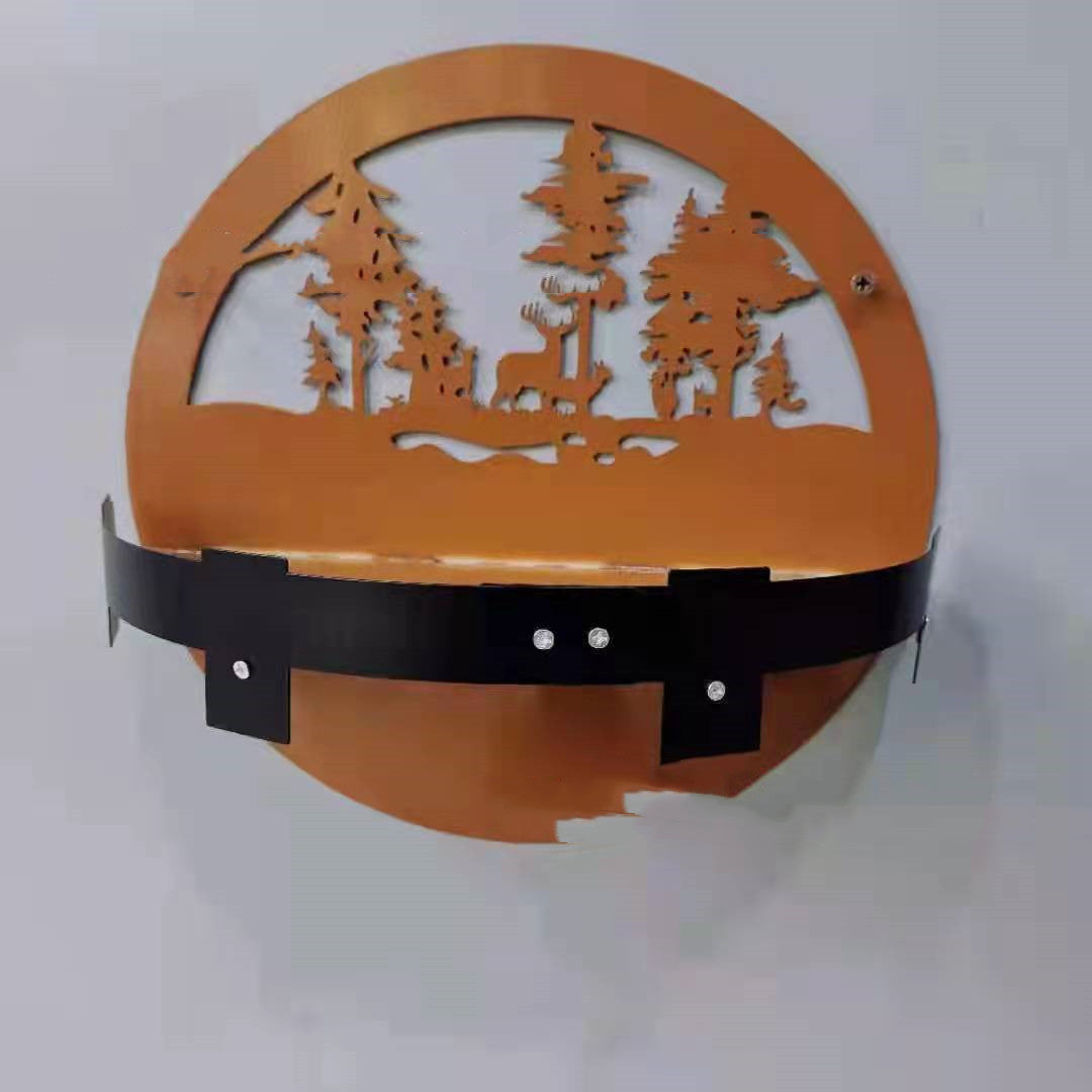 New Wooden Wine Display Stand With Creative Pendant