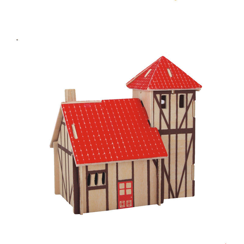 3d puzzle three-dimensional wooden puzzle