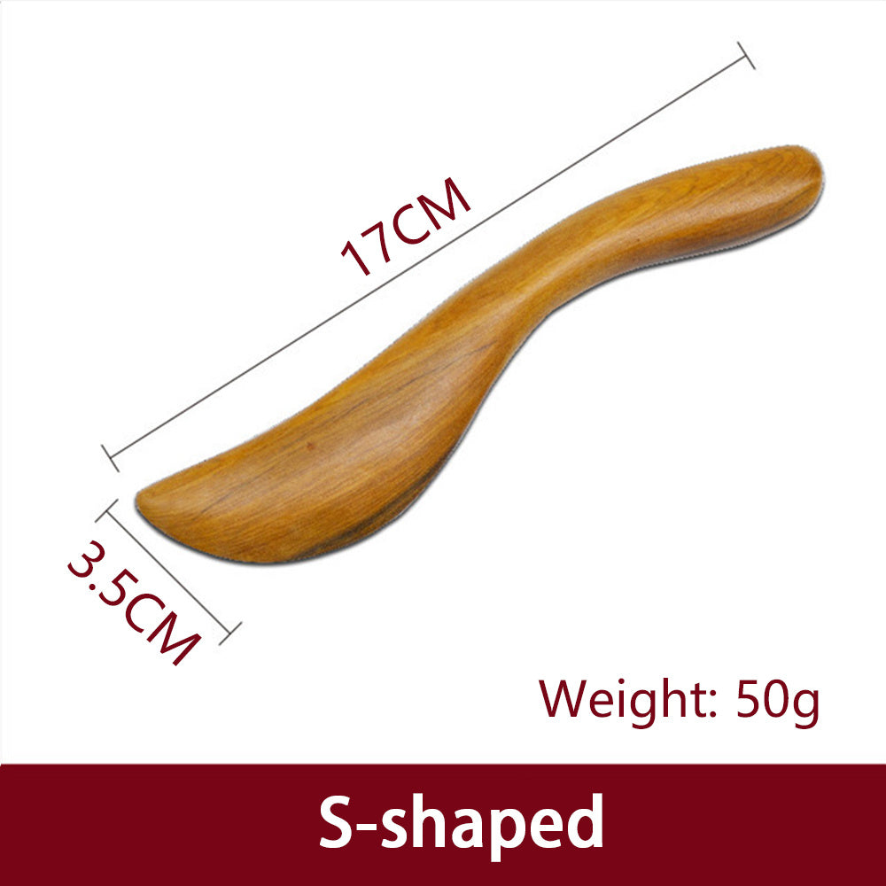 Natural Wooden Massage Dog Scraping Tablets