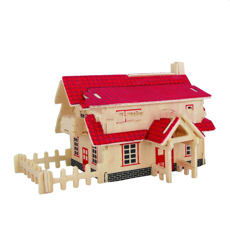 3d puzzle three-dimensional wooden puzzle