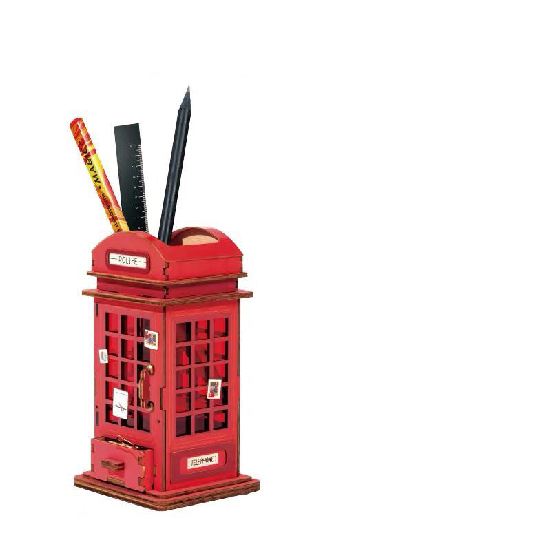 Wooden handmade assembled jigsaw puzzle