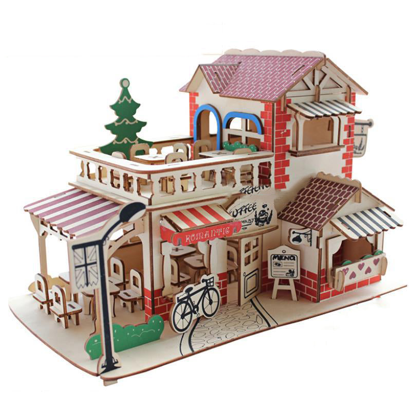Decoration wooden puzzle