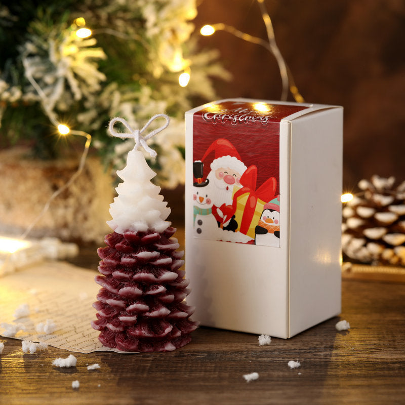 Christmas Soy Wax Aromatherapy Candle Diy Gift Christmas Gift Holiday Atmosphere Shooting Props
