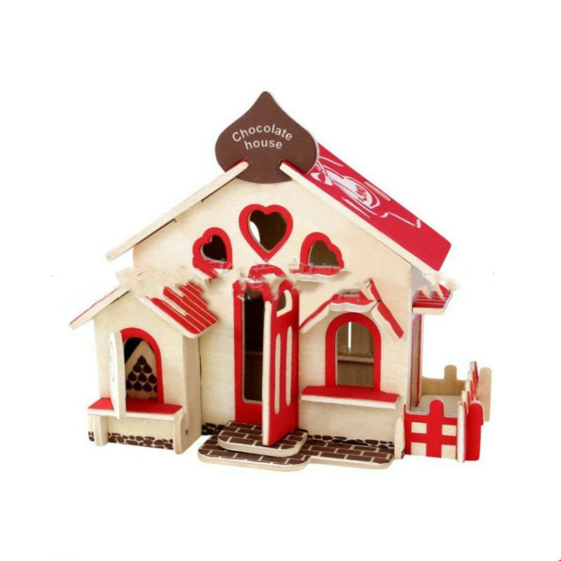 3d puzzle three-dimensional wooden puzzle