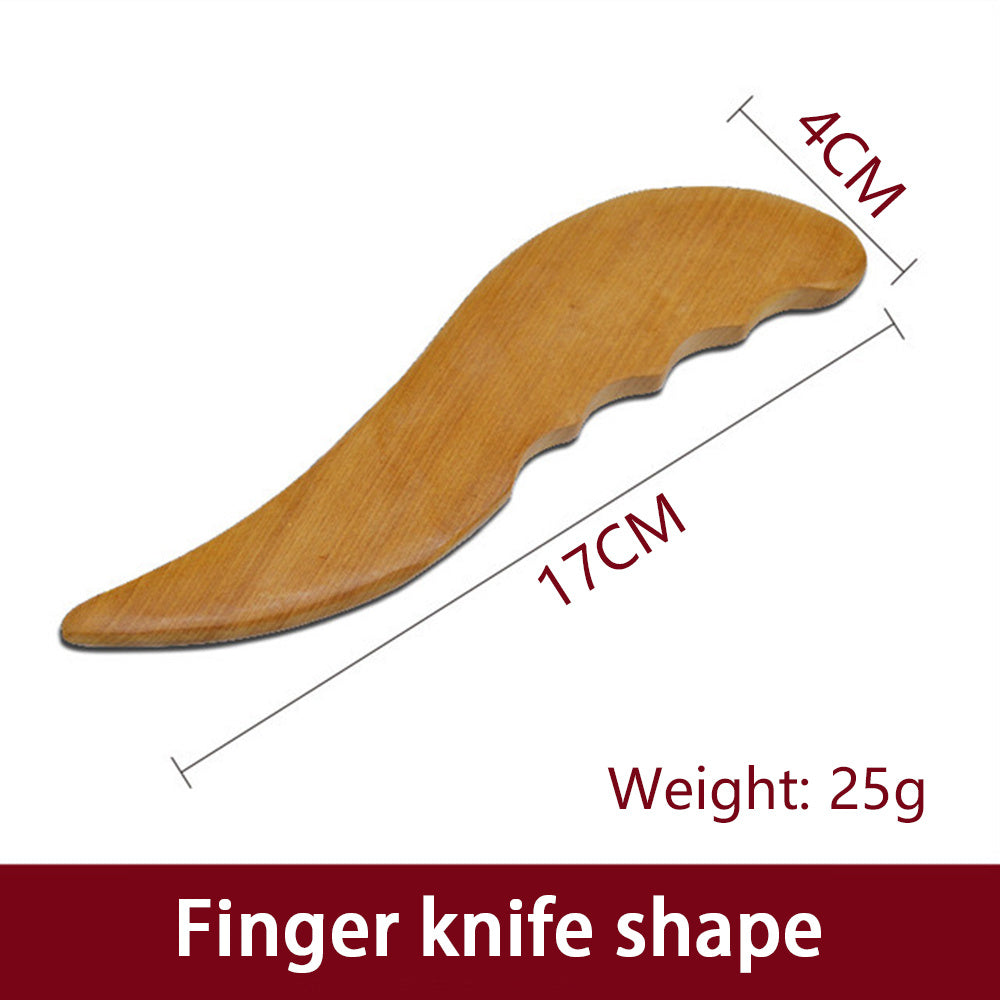 Natural Wooden Massage Dog Scraping Tablets