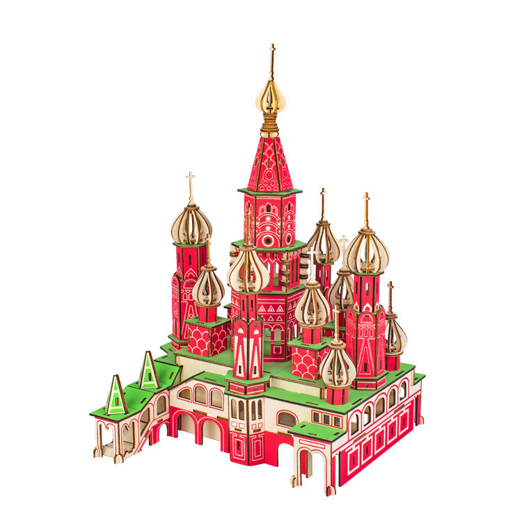 Diy Handmade Children's Toys Wooden 3d Stereo