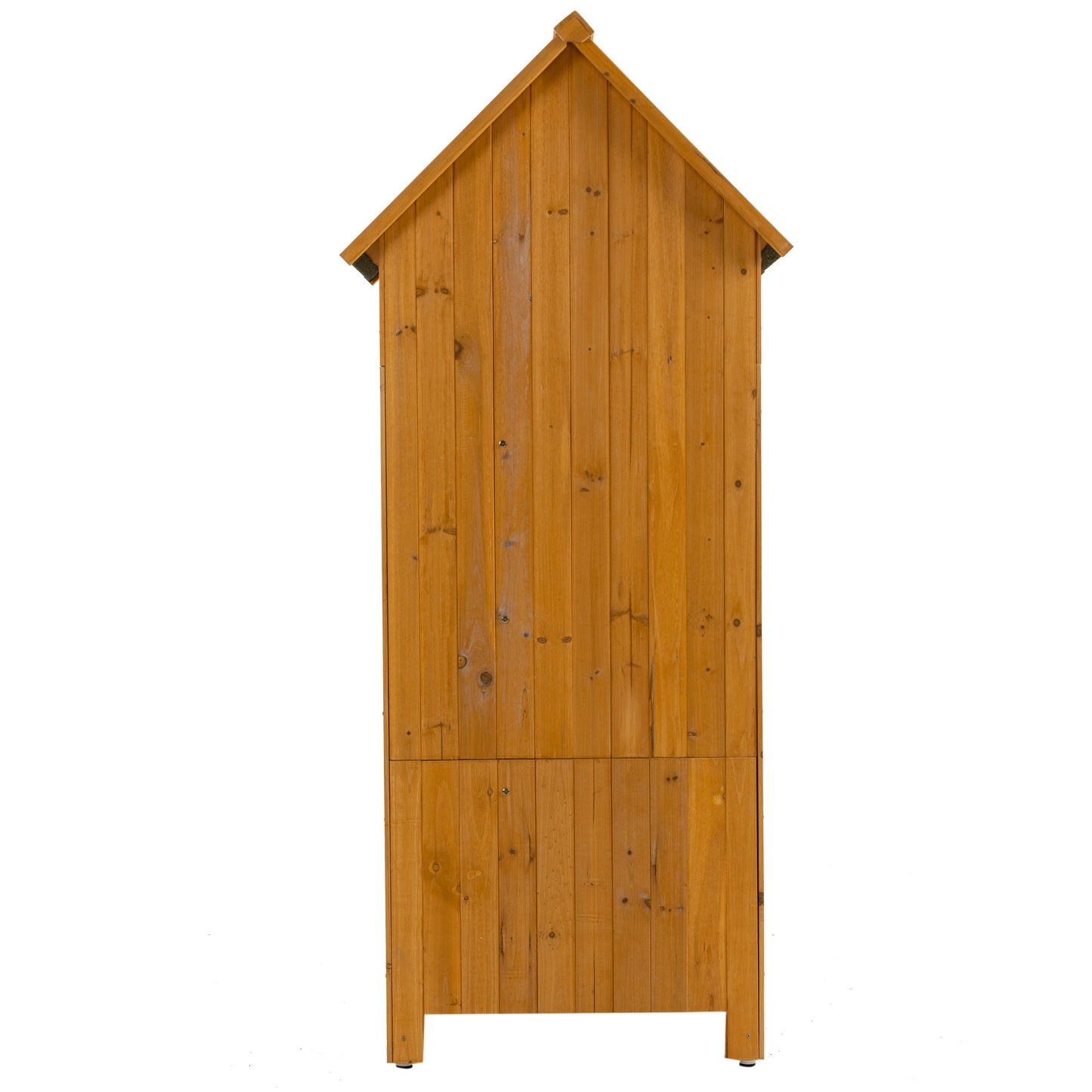 Outdoor Storage Cabinet Tool Shed Wooden Garden Shed Natural