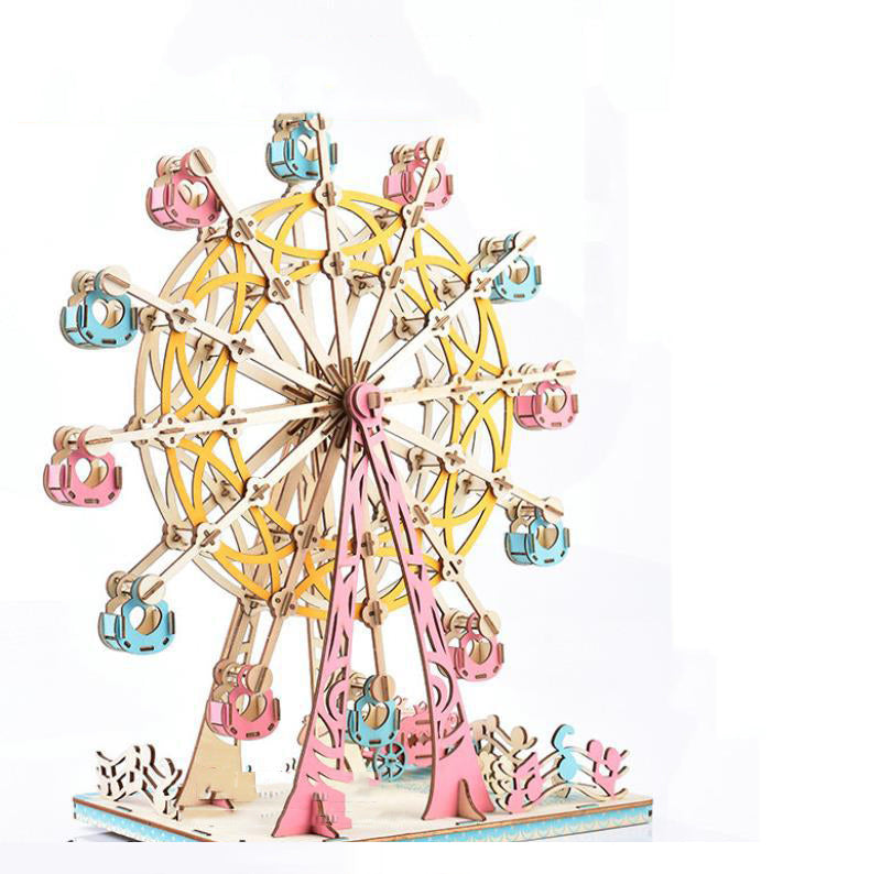 Decoration wooden puzzle