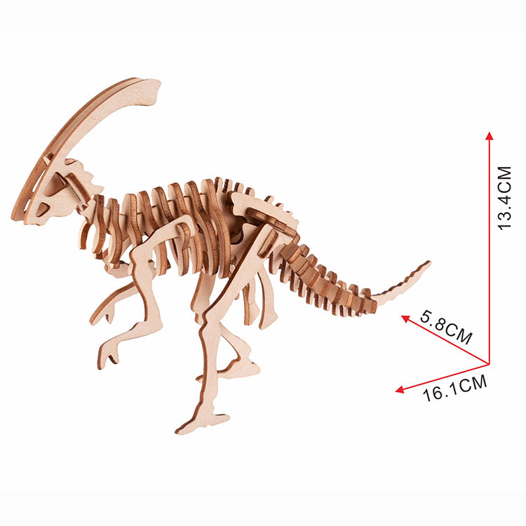 Wooden Puzzle Stereo Puzzle DIY Handmade Children