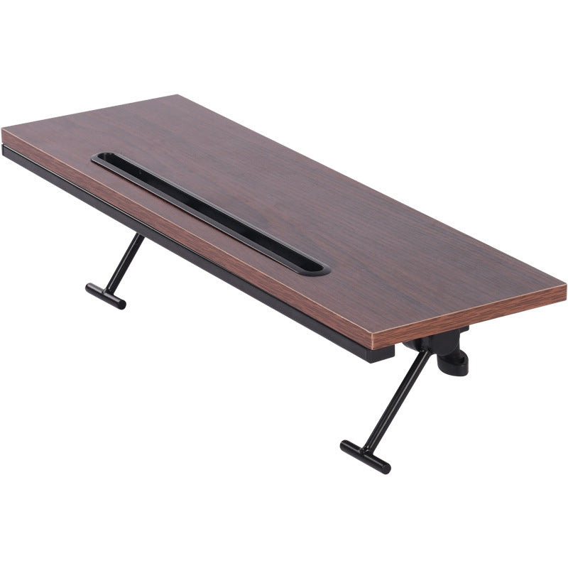 Office Computer One-word Partition Rack Wooden Rectangular Flower Stand