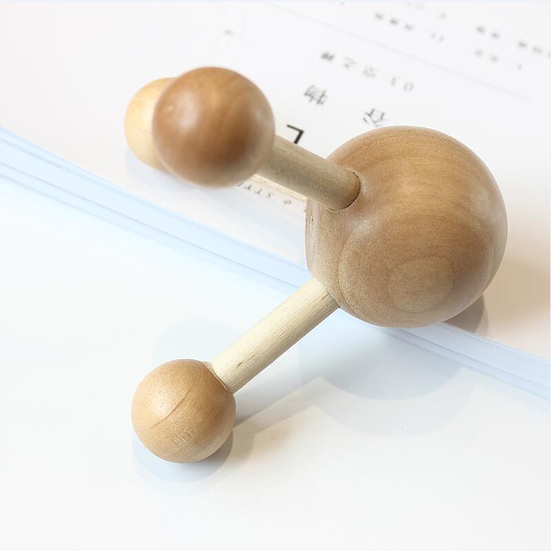 Wooden Head Octopus Scalp Meridian Massage
