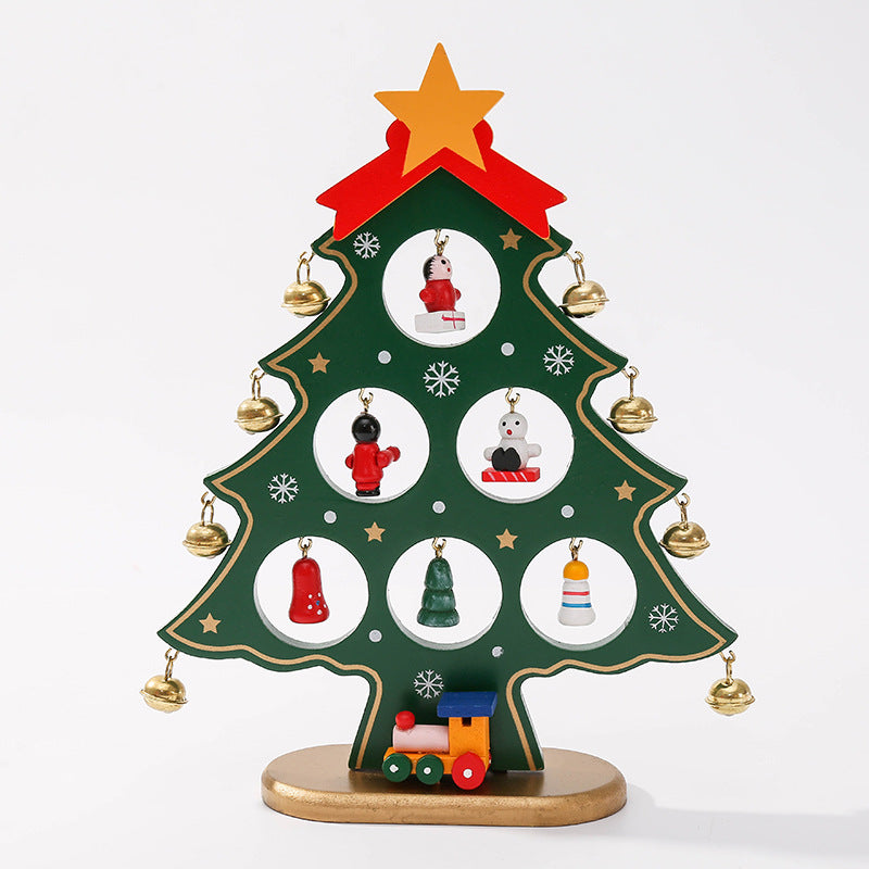 Wooden Mini Tabletop Christmas Decorations