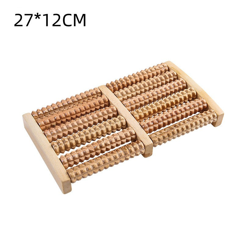 Foot Sole Foot Massager Wooden Roller Type Solid Wood