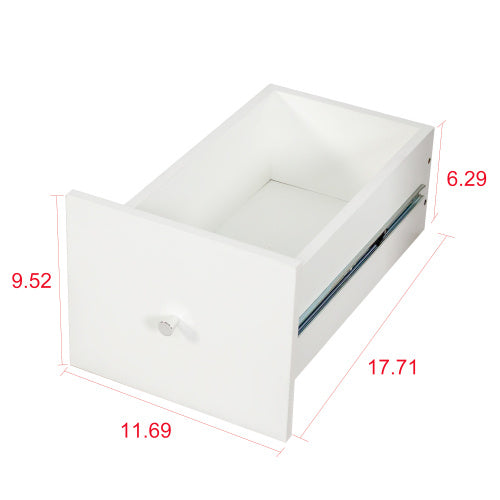 70.87 H Display Storage Cabinet , 4-Tier Shelf, 3 Side Drawers , Modern Wooden Tall Bookshelf Bookcase For Living Room Home Office