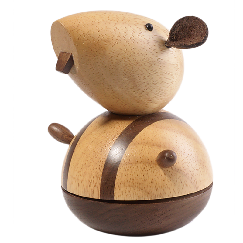 Music Box Wooden Ornament Sky City Childrens Girl Birthday Gift Design For Several People