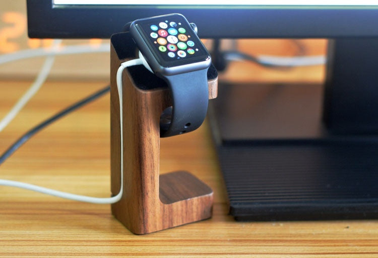 New Wooden Watch Stand Charging Base