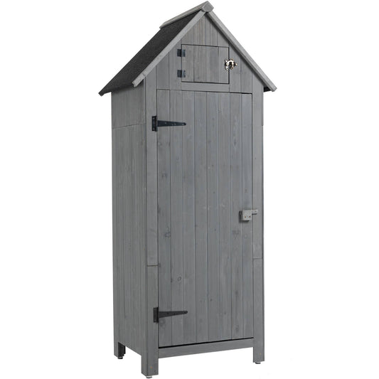 Outdoor Storage Cabinet Tool Shed Wooden Garden Shed