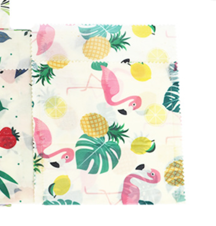 Grade Custom Size Pattern Reusable Eco Wrap Food Storage Bags