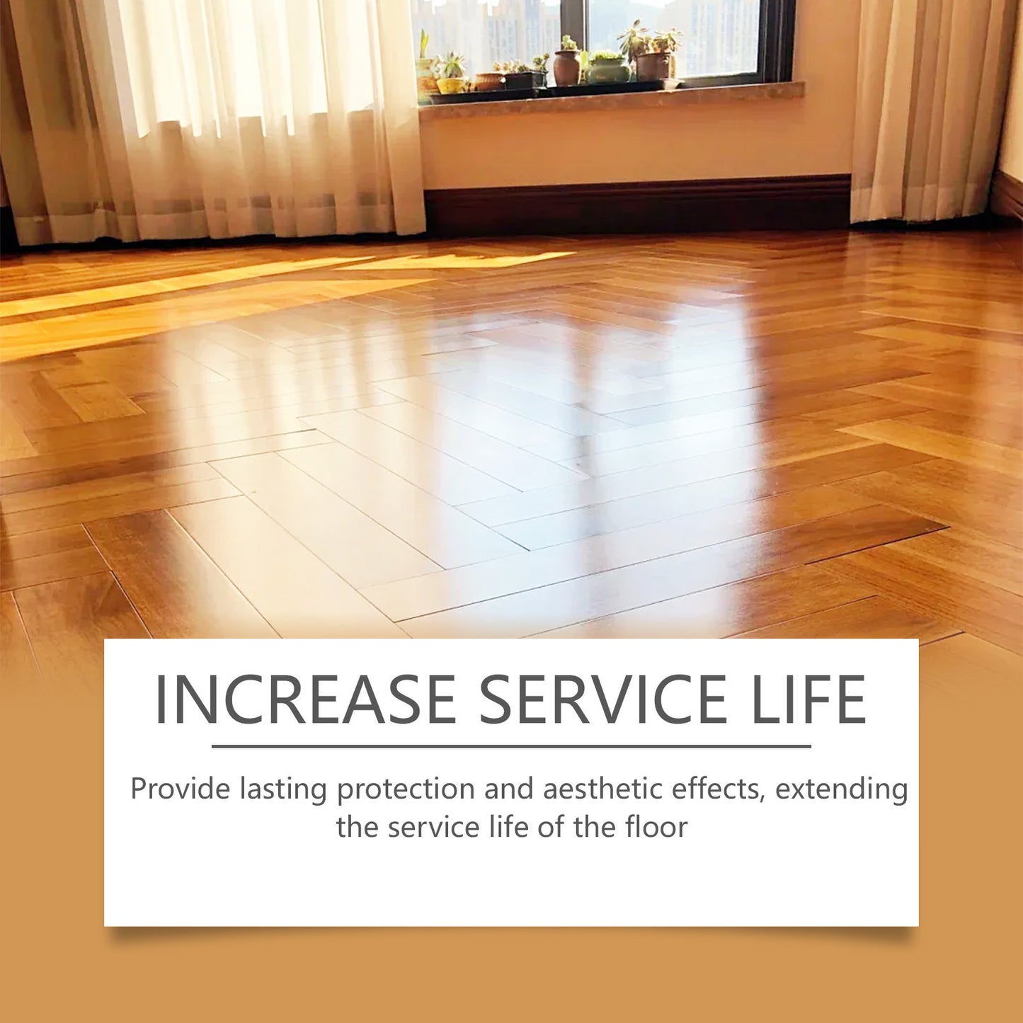 Floor Renovation Repair Cream Wooden Furniture