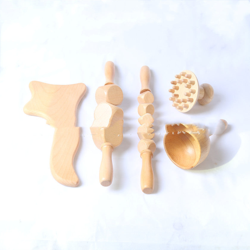 Beech Wood Massage Tendon Stick Scraping Board Wood