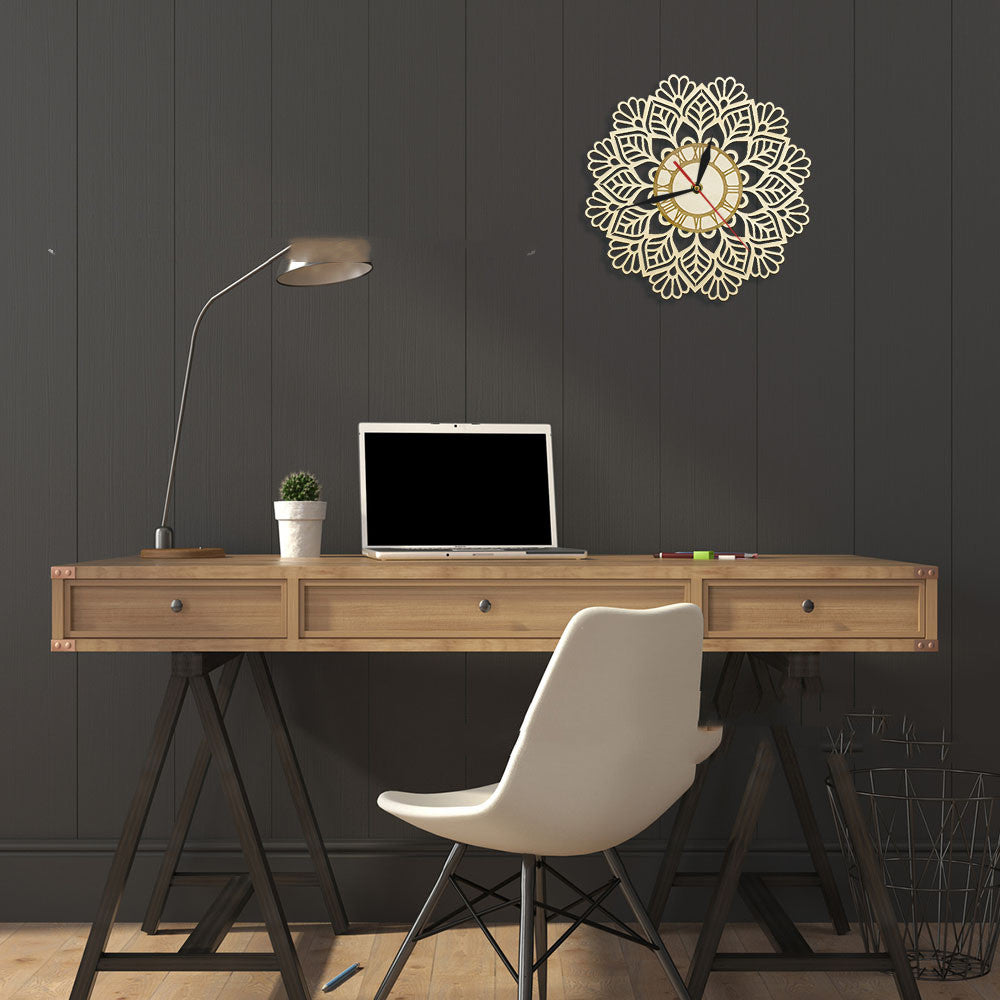 Wooden Wall Clock Modern Wall Decoration