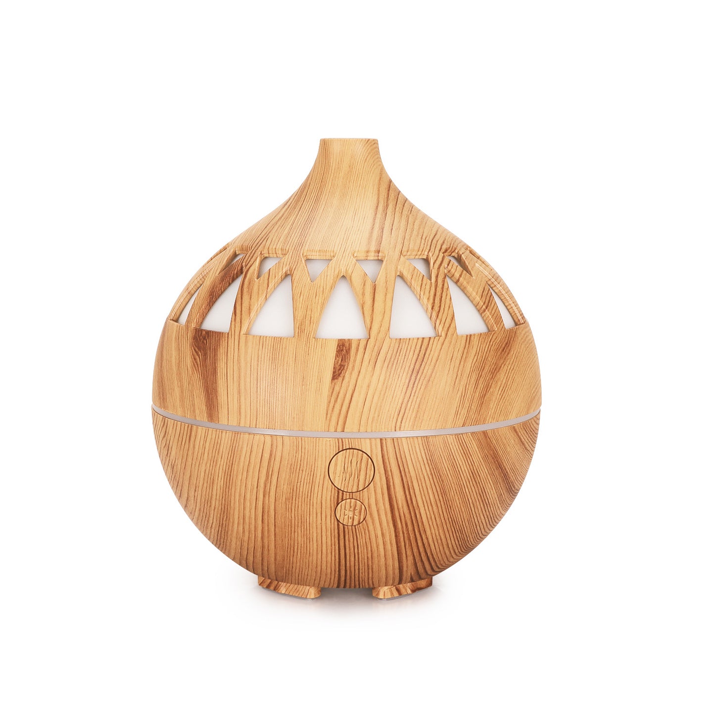 Hollow Wood Grain 5v Aroma Diffuser 180ml Mini