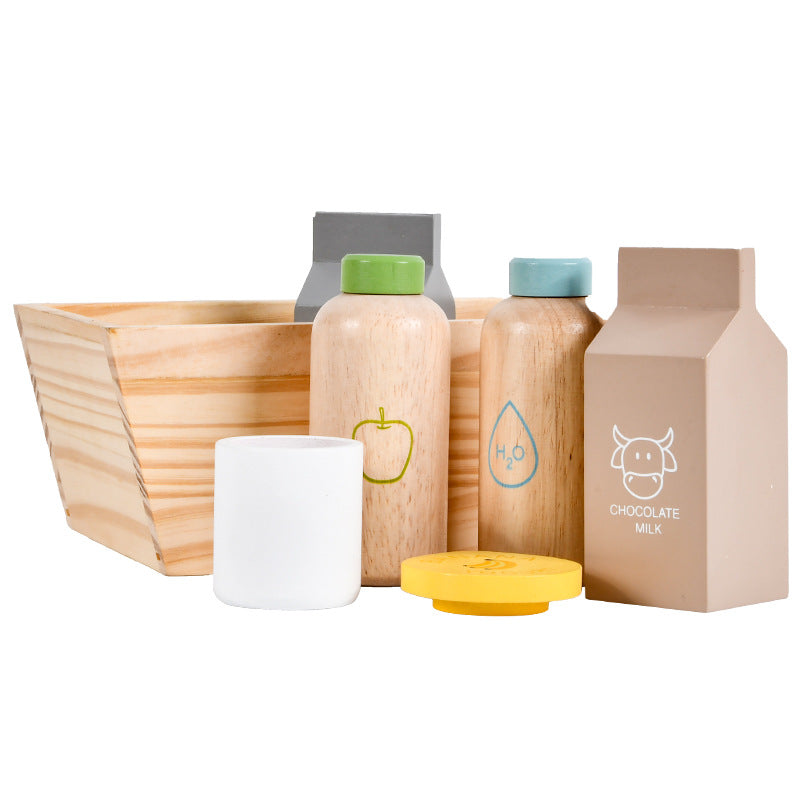 Wooden Play House Kitchen Toy Set