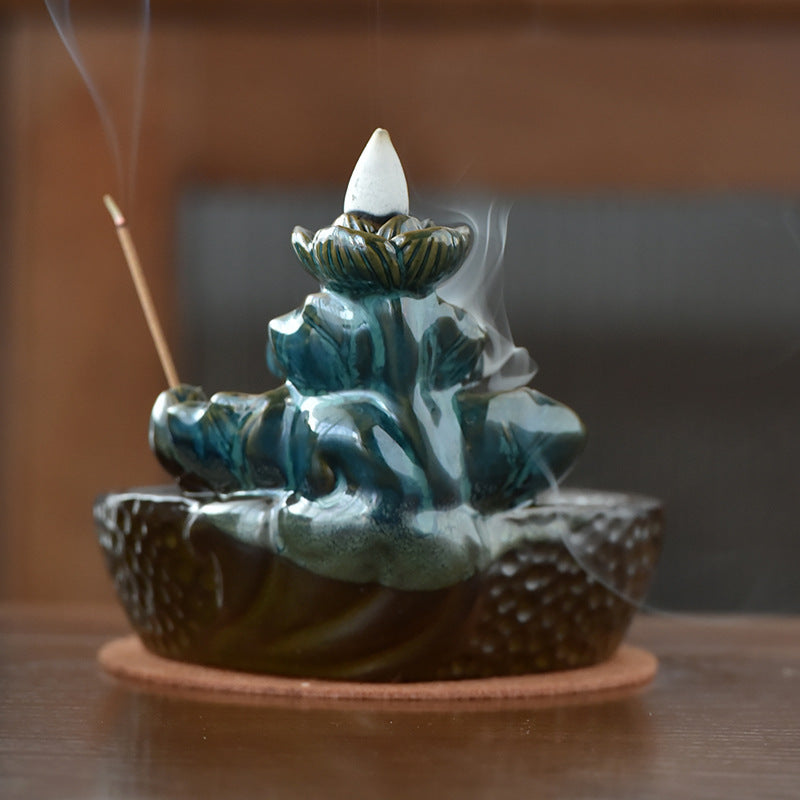 Every Year There Is A Lotus Flower Aroma Backflow Incense Burner