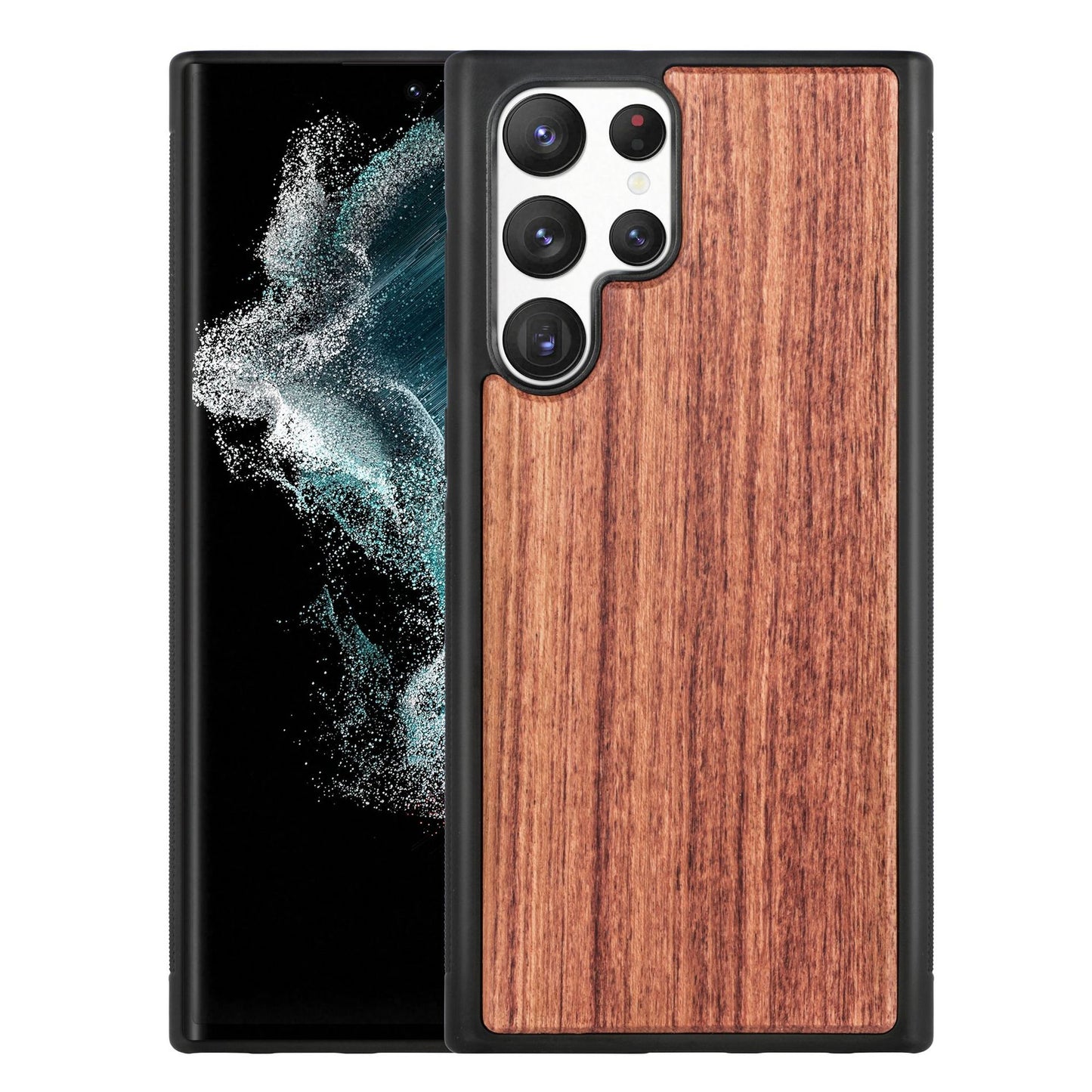 Home Fashion Simple PC Drop-resistant Wooden Phone Case