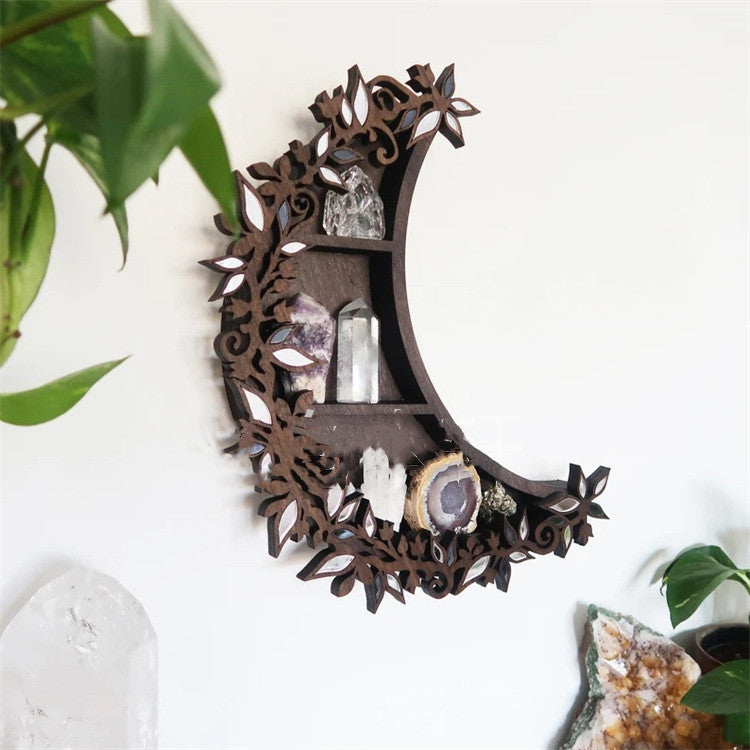 Botanical Mirror Crystal Shelf Botanical Mirror Crystal Shelf