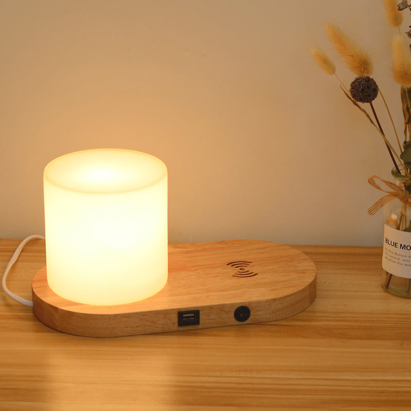 Creative Wireless Mobile Phone Charging Desk Lamp