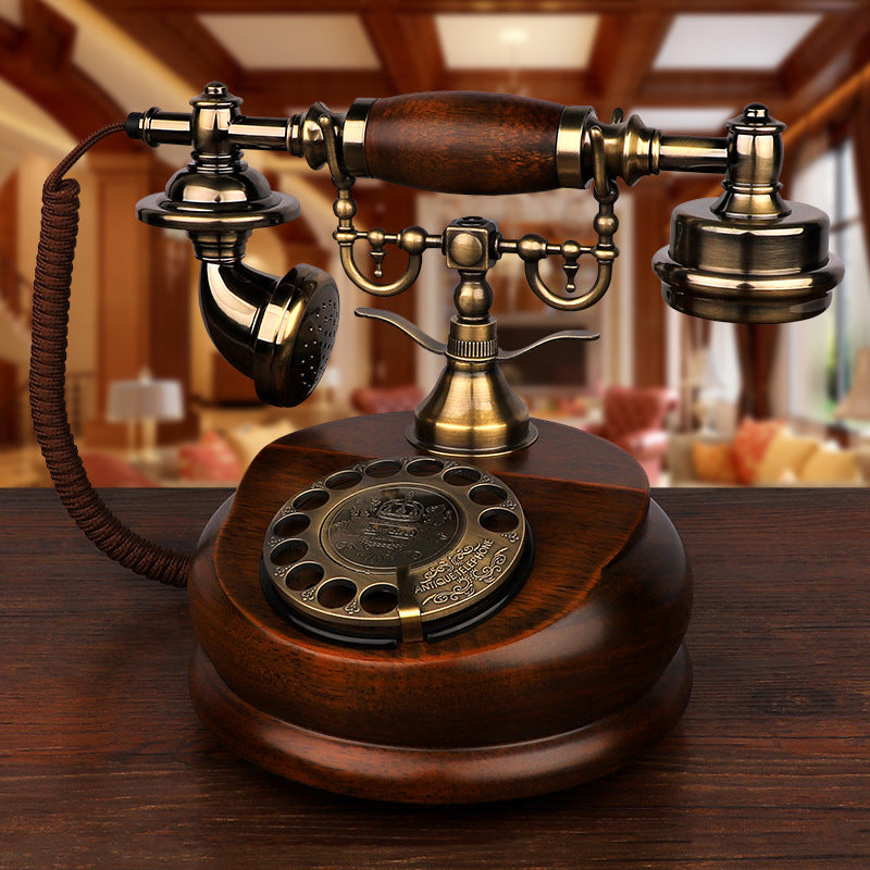 Solid Wood Retro Rotary Old Household Landplane