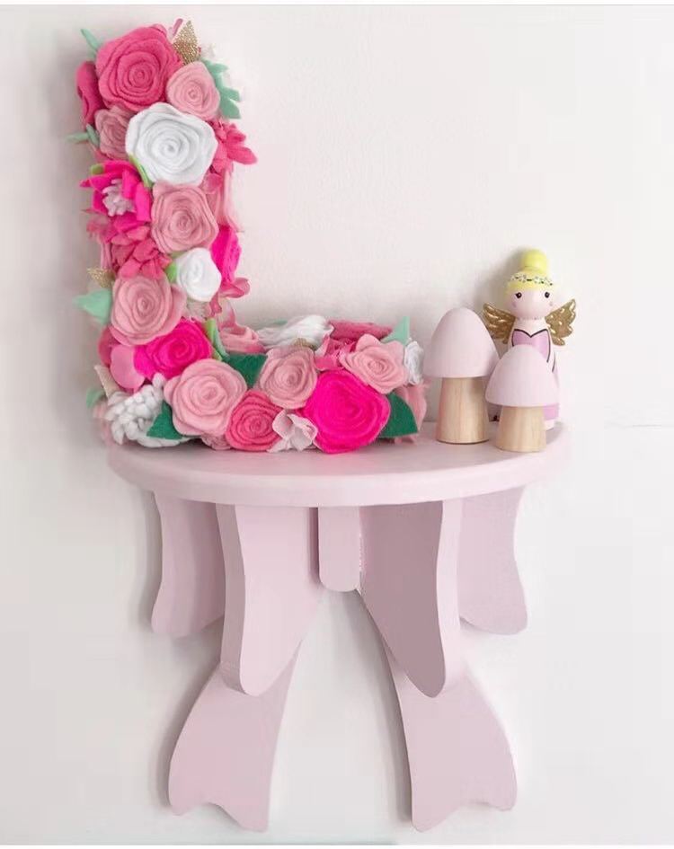 Bow Half Round Wall Shelf