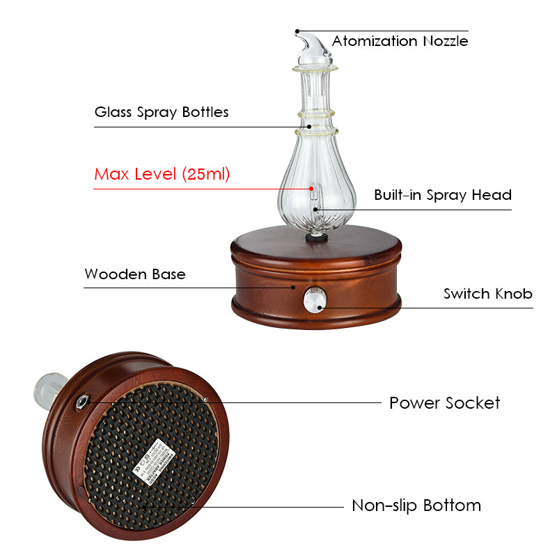Diffuser solid wood aroma diffuser