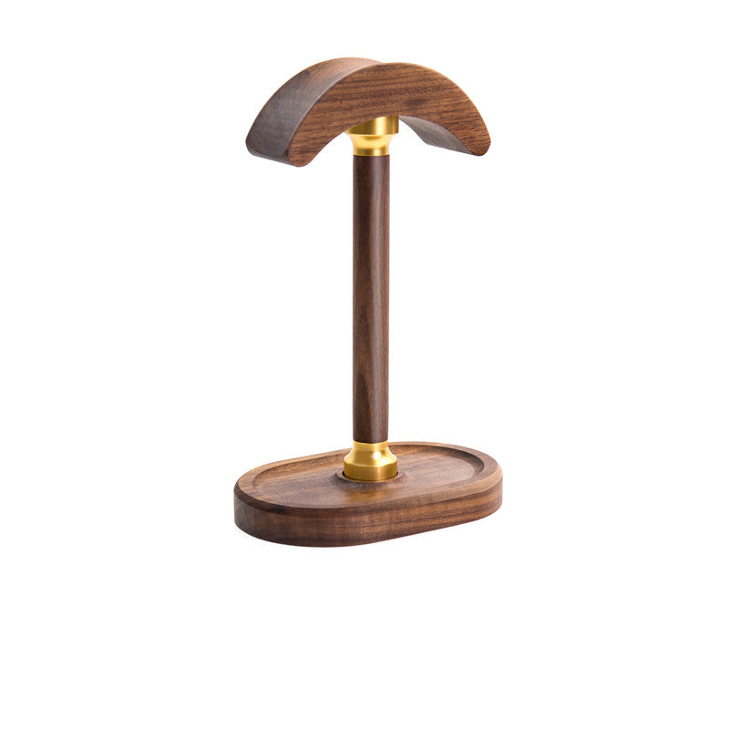 Headphone stand solid wood