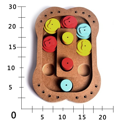 Pet dog, puzzle toy new wooden play feeding multi-functional pet toys