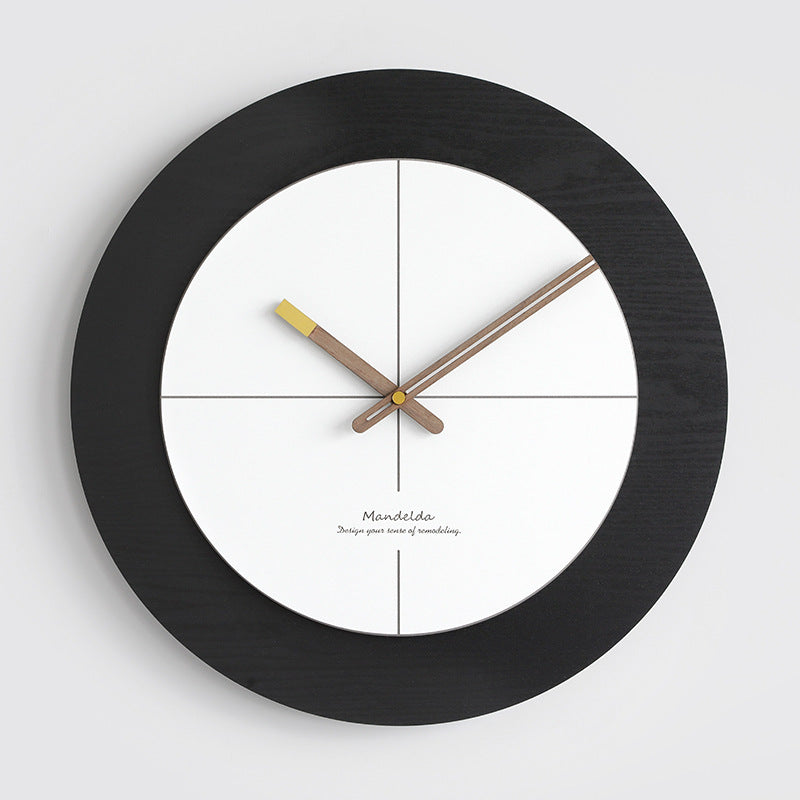 Modern Minimalist Home Living Room Personalized Clock