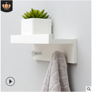 Creative word partition shelf wall hanging wall solid wood hook rack wall shelf